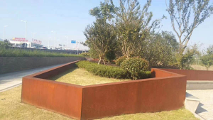 公坡镇耐候钢挡土墙